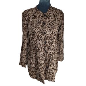 Dan Howard Vintage Long Sleeve  Maternity Blouse